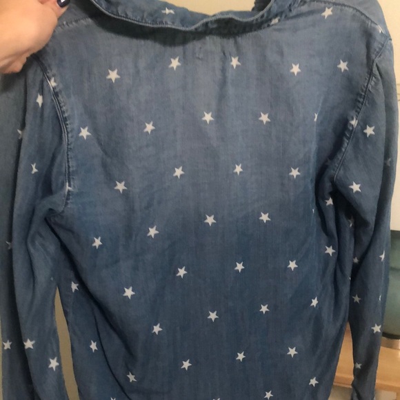 Chambray Star Button Up - Picture 5 of 5